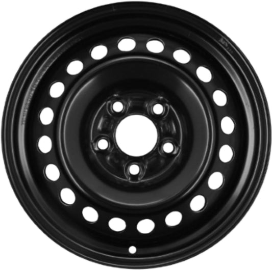 15" 15x6" Reconditioned Factory OEM Black Steel Wheel Rim for 2012-2018 Ford Focus | 3875