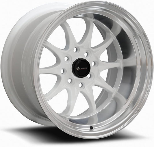 15x9 Vors TR3 4x100/4x114.3 0 White Wheel Rim 73.1
