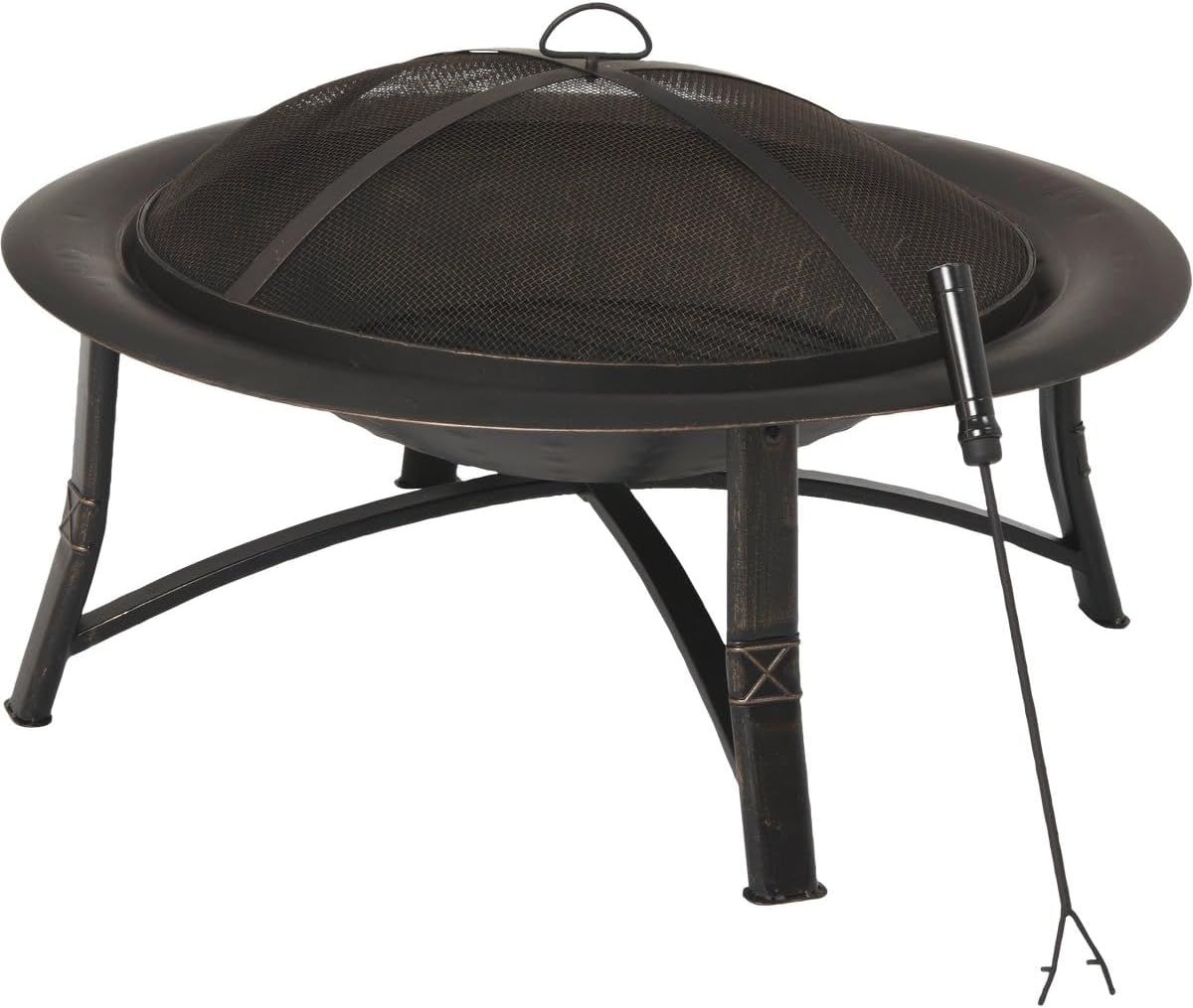 DO IT BEST GS FT-21039 Steel Fire Bowl, 35"