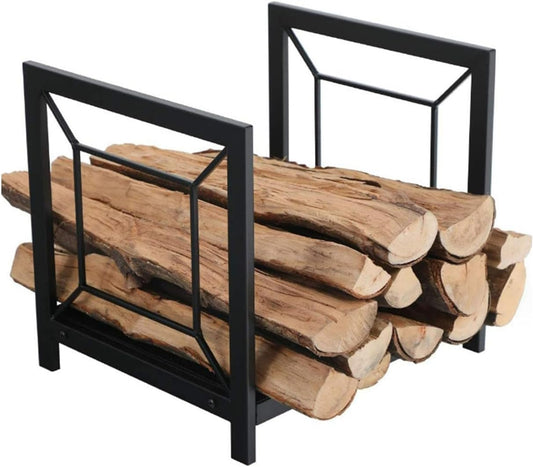 Firewood Rack Outdoor Firewood Storage Rack, Strong and Sturdy Easy to Install and Multifunctional Sturdy Log Holders for Firewood for Storing Matches