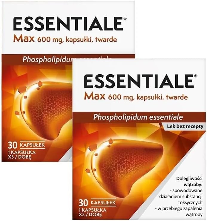 Essentiale Forte 600mg 30 Capsules (Packs of 2) by Essentiale Forte 600mg 30caps 2pack