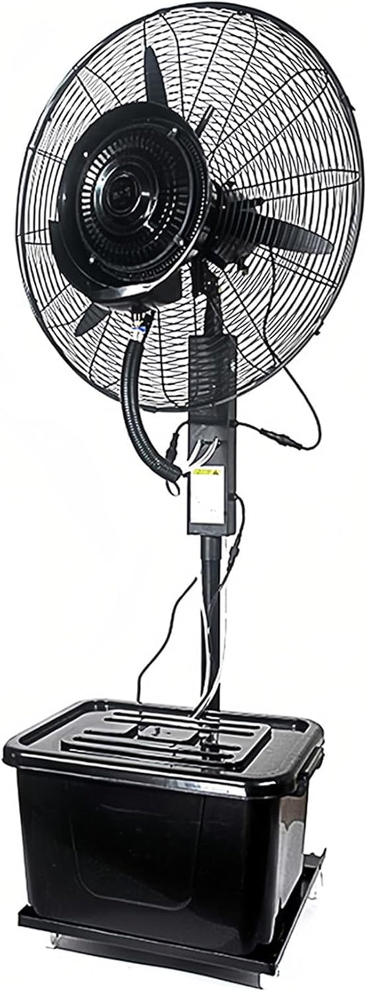 Tower Fan｜Portable Misting Fan｜3 Cooling Speeds｜With 42L Independent Water Tank｜With 120 Degree Oscillation Moving For Patio Fan Garden Greenhouse Or Pretty Much Anywhere You Want To Use It