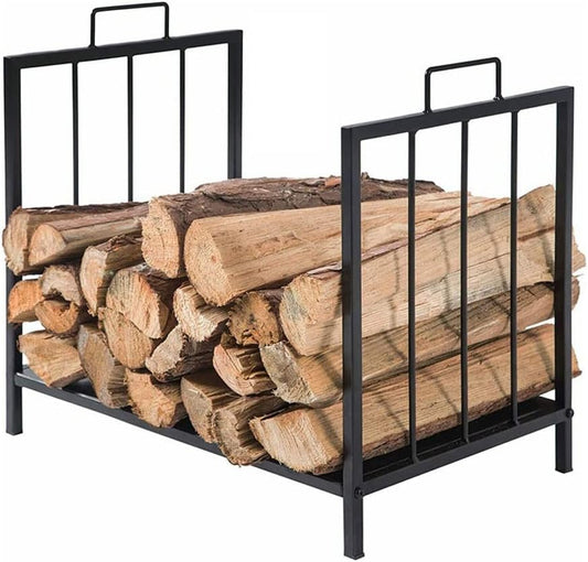 Firewood Rack, Log Storage Rack, Firewood Storage Rack, Heavy Wrought Iron Firewood Rack, Indoor Fireplace Tools