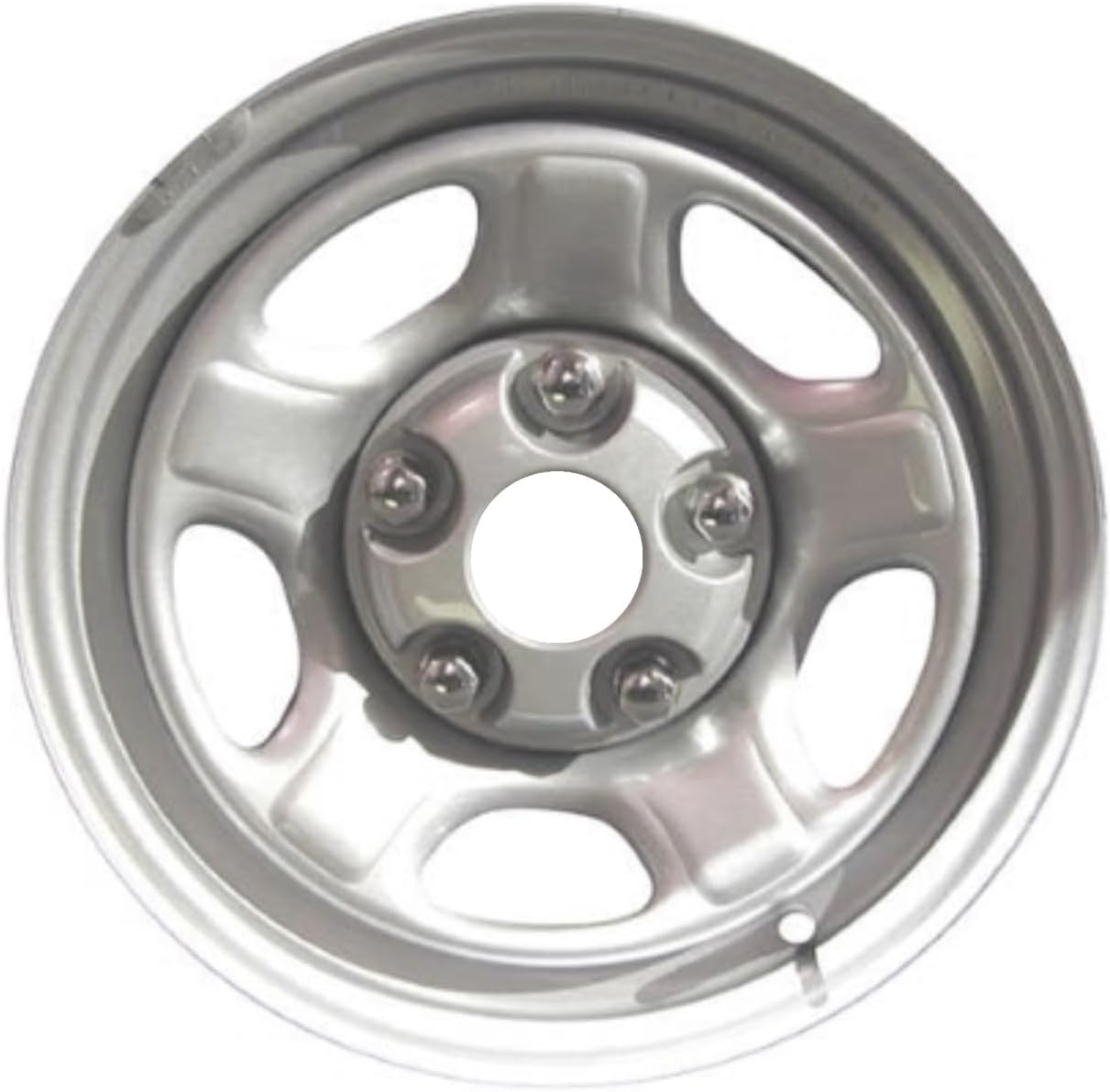 16" 16x7" Reconditioned Factory OEM Silver Steel Wheel Rim for 2005-2011 Dodge Dakota & 2006-2010 Mitsubishi Raider | 2236 65813