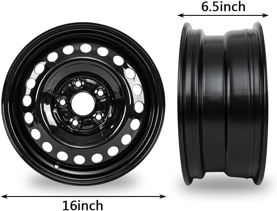 YeulionCraft New 16 x6.5 inch Steel Wheel Rims for Honda Civic 2006-2012 Replacement Rims,1 Pack