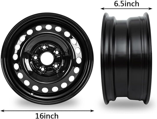 YeulionCraft New 16 x6.5 inch Steel Wheel Rims for Honda Civic 2006-2012 Replacement Rims,1 Pack