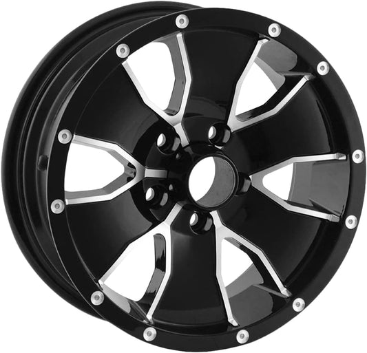 14 Black/Machined Face Wheel (14 x 6. inches /5 x 83 mm, 0 mm Offset)