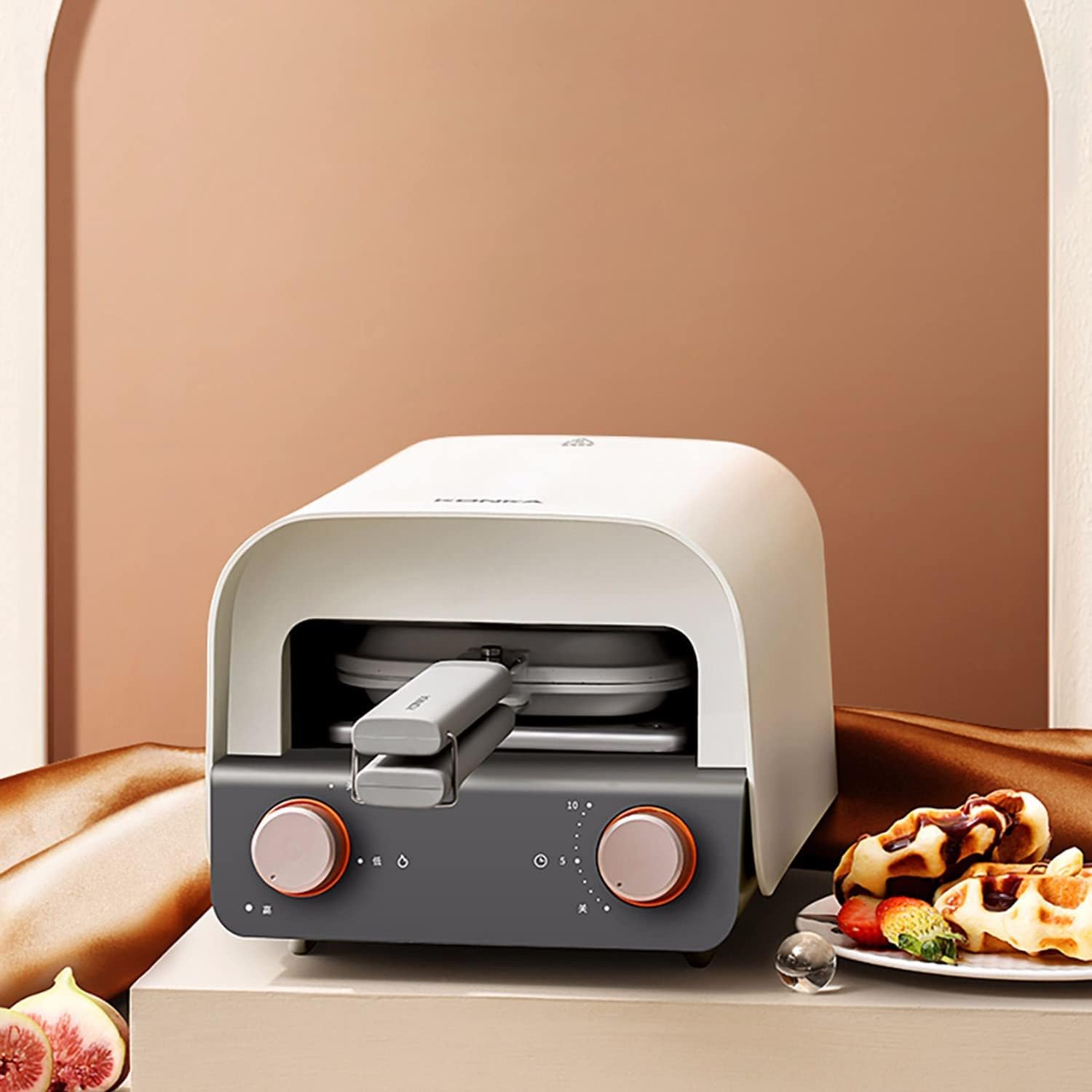 Waffle Maker, Sandwich Maker, Breakfast Maker, Split Baking Pan, Retro Appearance, Simple Operation