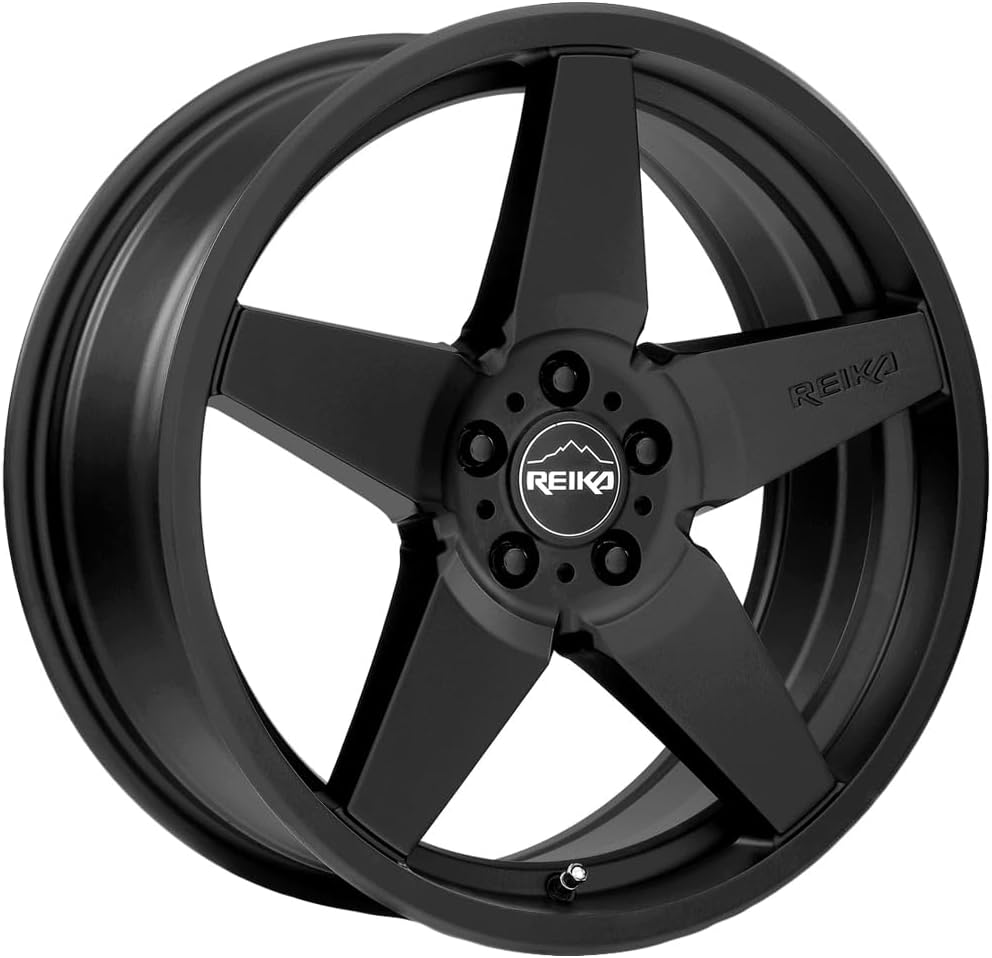 Reika R15 Seeker 15x7 5x100 +15mm Satin Black Wheel Rim 15" Inch R15570151003F