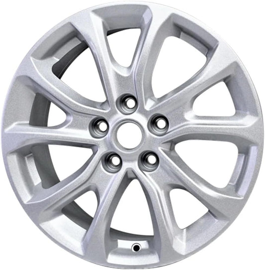 17" 17x7" Reconditioned OEM Silver Aluminum Alloy Wheel Rim for 2018-2021 Chevrolet Equinox | 5829