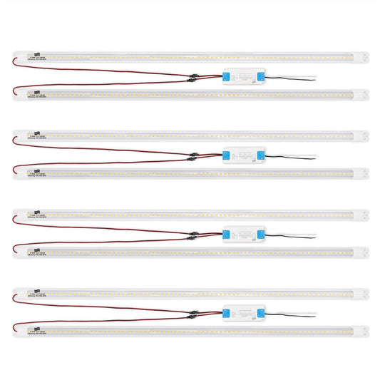 4FT LED Retrofit Kit,Recessed Fluorescent Light Retrofit Super Bright LED Light,Panel Light,Troffer Quick Repair and Retrofit LED Kit,No Professional Tools Required,36w,3500K Warm Light (4 Pack)