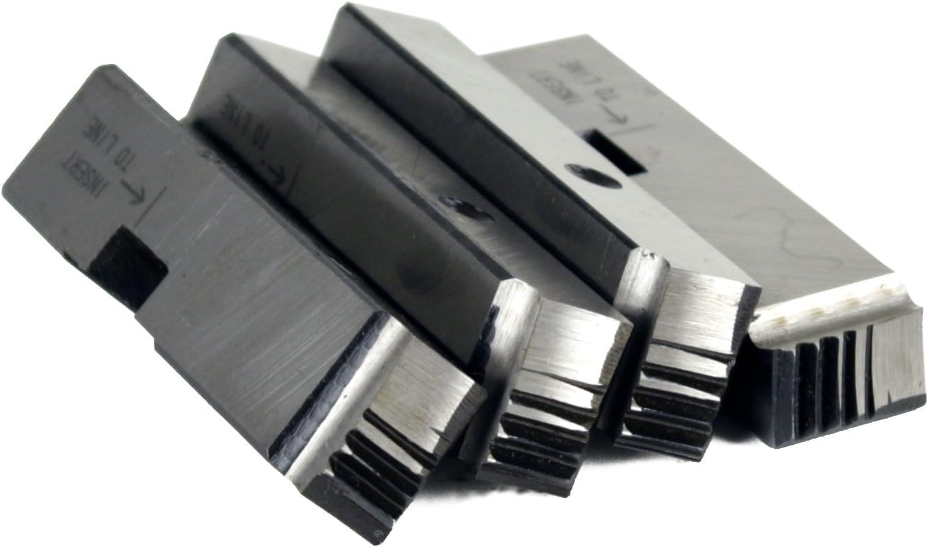 Steel Dragon Tools 26192 HSS 2-1/2in. to 4in. Pipe Dies compatible with RIDGID 1224 for 714 Die Head