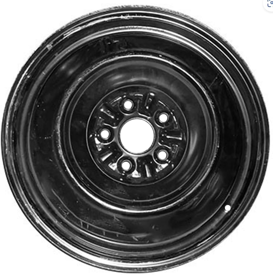 17x4" Reconditioned OEM Compact Mini Donut Spare Black Steel Wheel Rim for 2007-2017 Toyota Camry for 2013-2018 Toyota RAV4 | 69330
