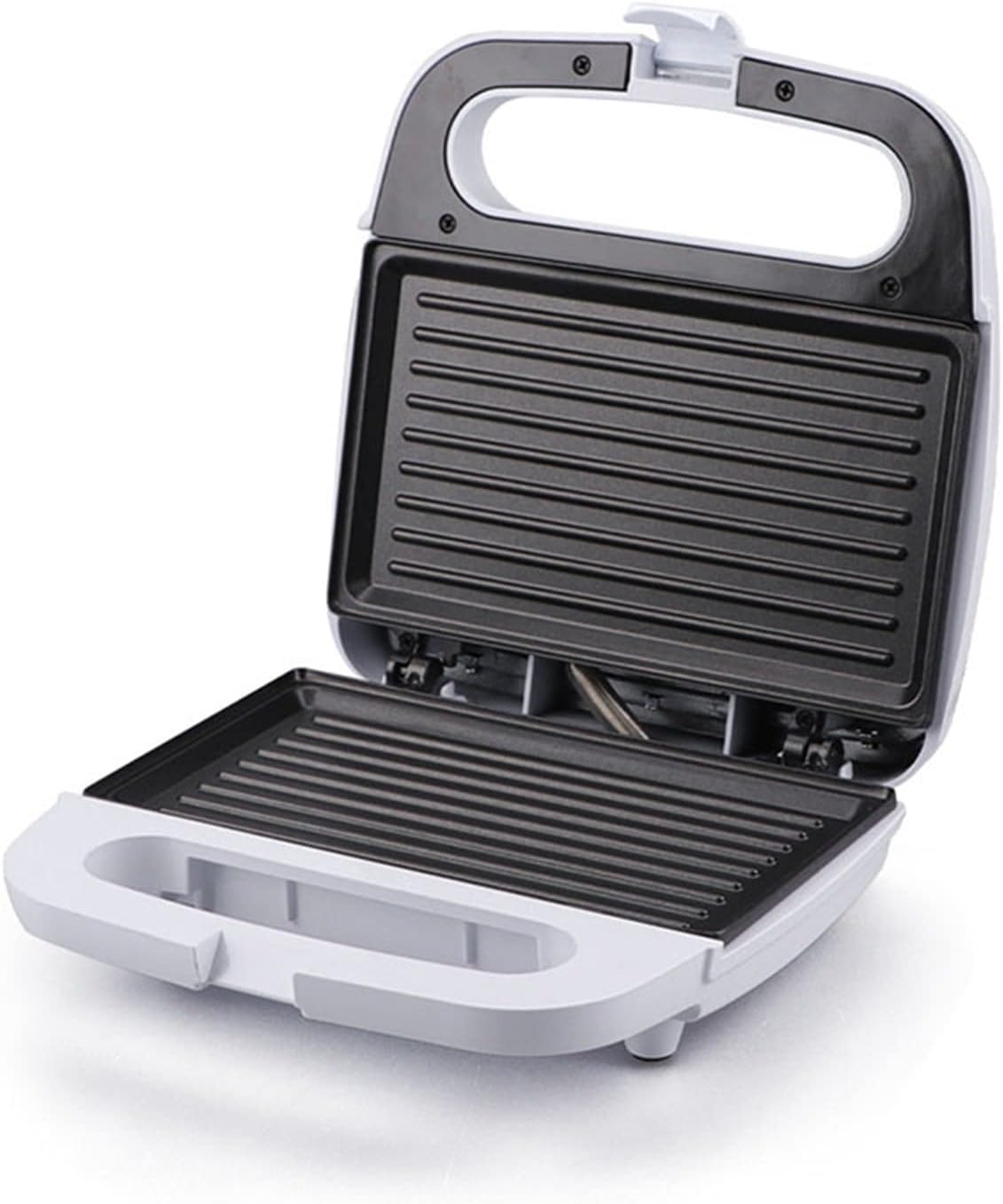 Electric Griddles， Electric Breakfast Machine Cooking Kitchen Appliances Bubble Egg Cake Oven Maker Waffles Pot Iron Baking Pan, EU, White