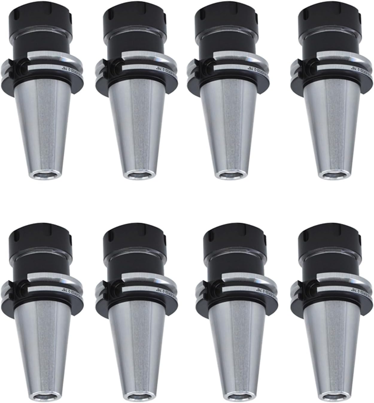WFLNHB CAT40-ER32 Collet Chuck 2.76" Gage Length 8pcs Tool Holder Set for CNC Engraving Machine and Milling Lathe Tool
