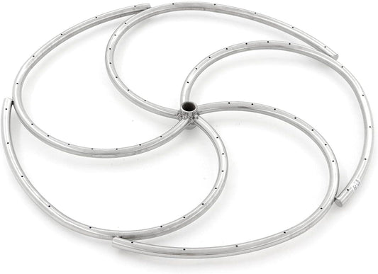 Firenado 24-Inch Natural Gas Spiral Ring Burner - Stainless Steel