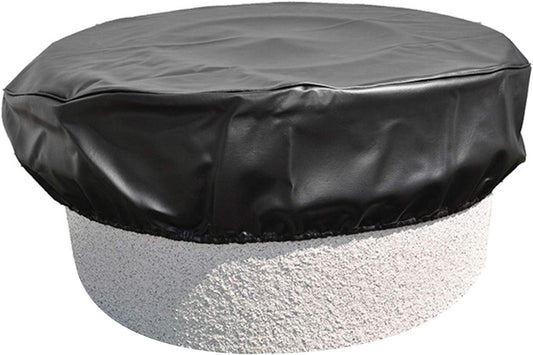 Hearth Products Controls HPC Fire Black Vinyl Fire Pit Cover (FPC-76), Round, 76-Inch