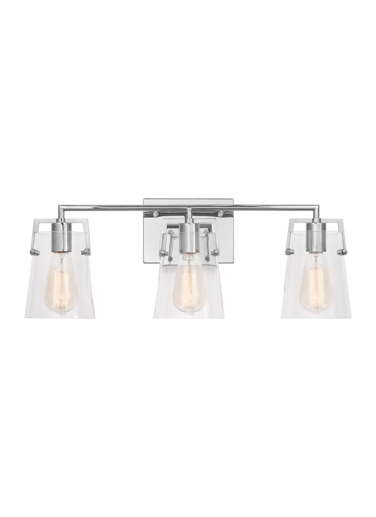 Scott Living Crofton 24-in 3 -Light Polished Chrome Modern/contemporary Vanity light