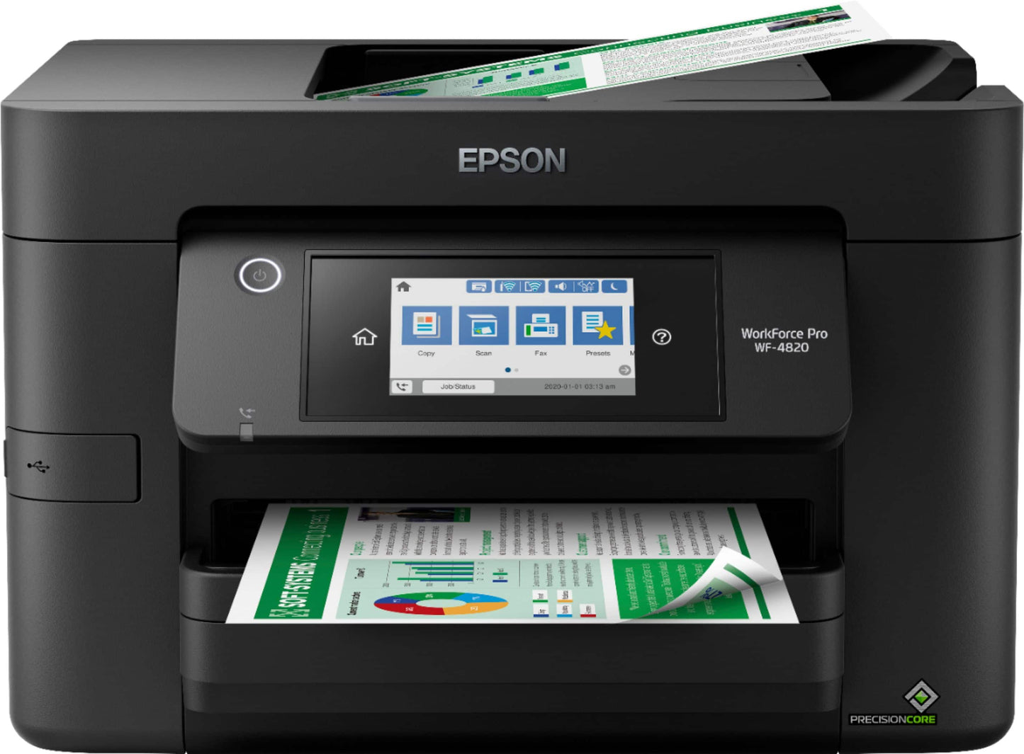 Epson - WorkForce Pro WF-4820 Wireless All-in-One Printer - Black