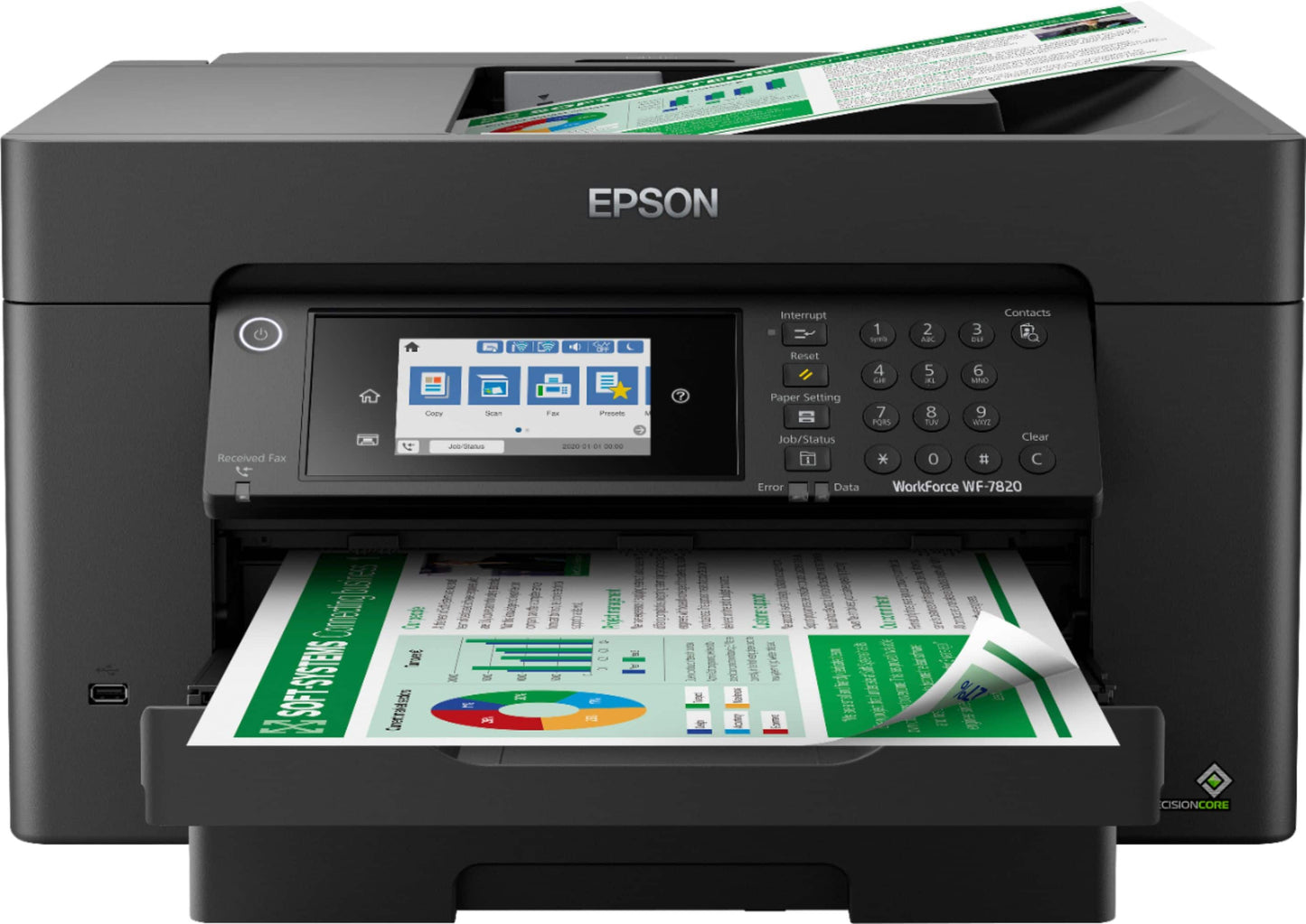 Epson - WorkForce Pro WF-7820 Wireless Wide-format All-in-One Printer