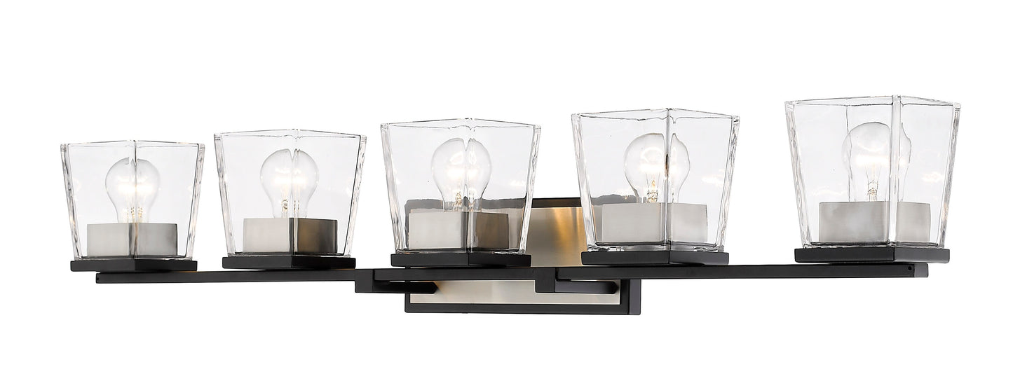 Z-Lite Bleeker Street 42.5-in 5 -Light Multiple finishes Multiple colors Transitional Vanity light