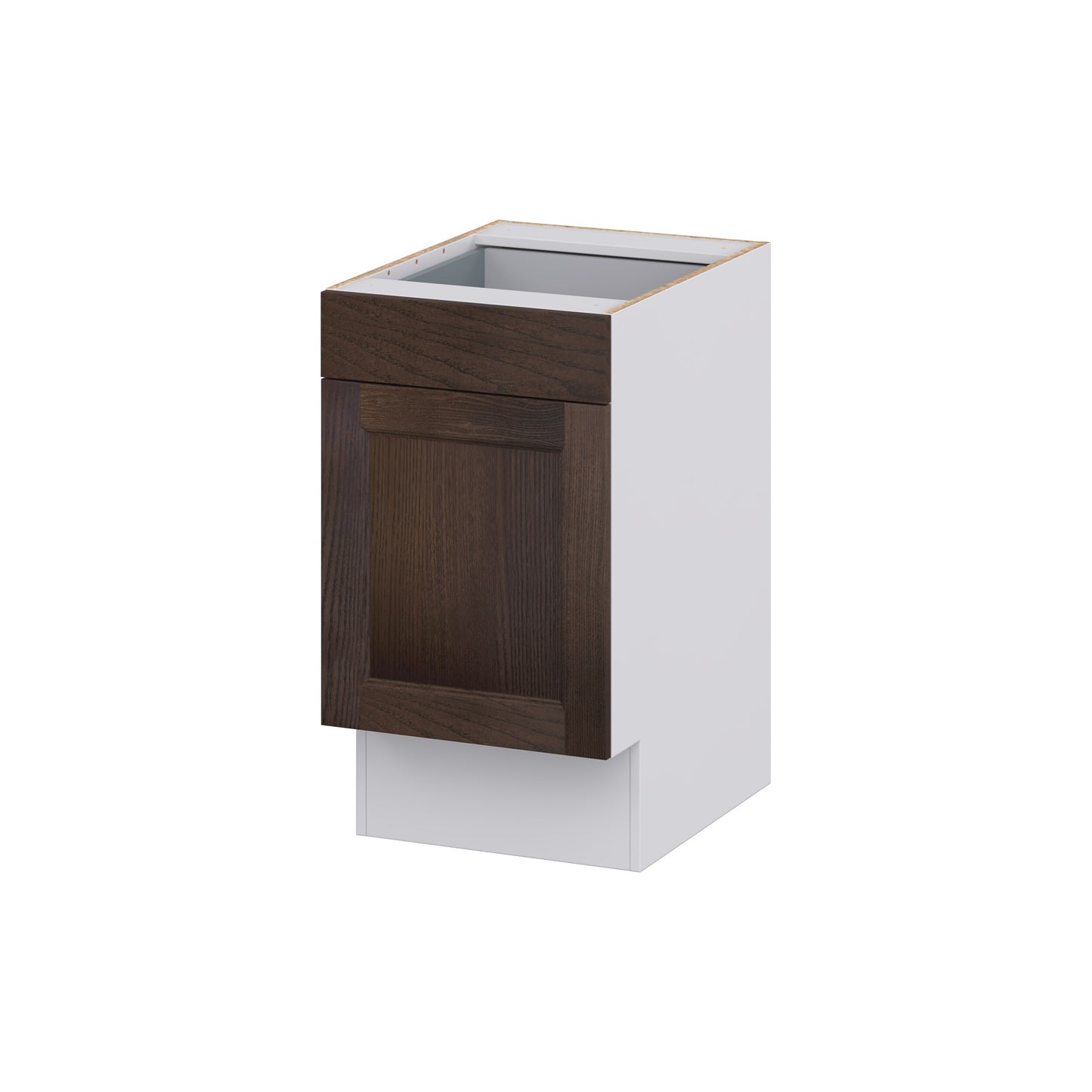 Hugo&Borg 18-in W x 34.5-in H x 24-in D Wood Base Fully assembled Cabinet (Recessed Panel Shaker)