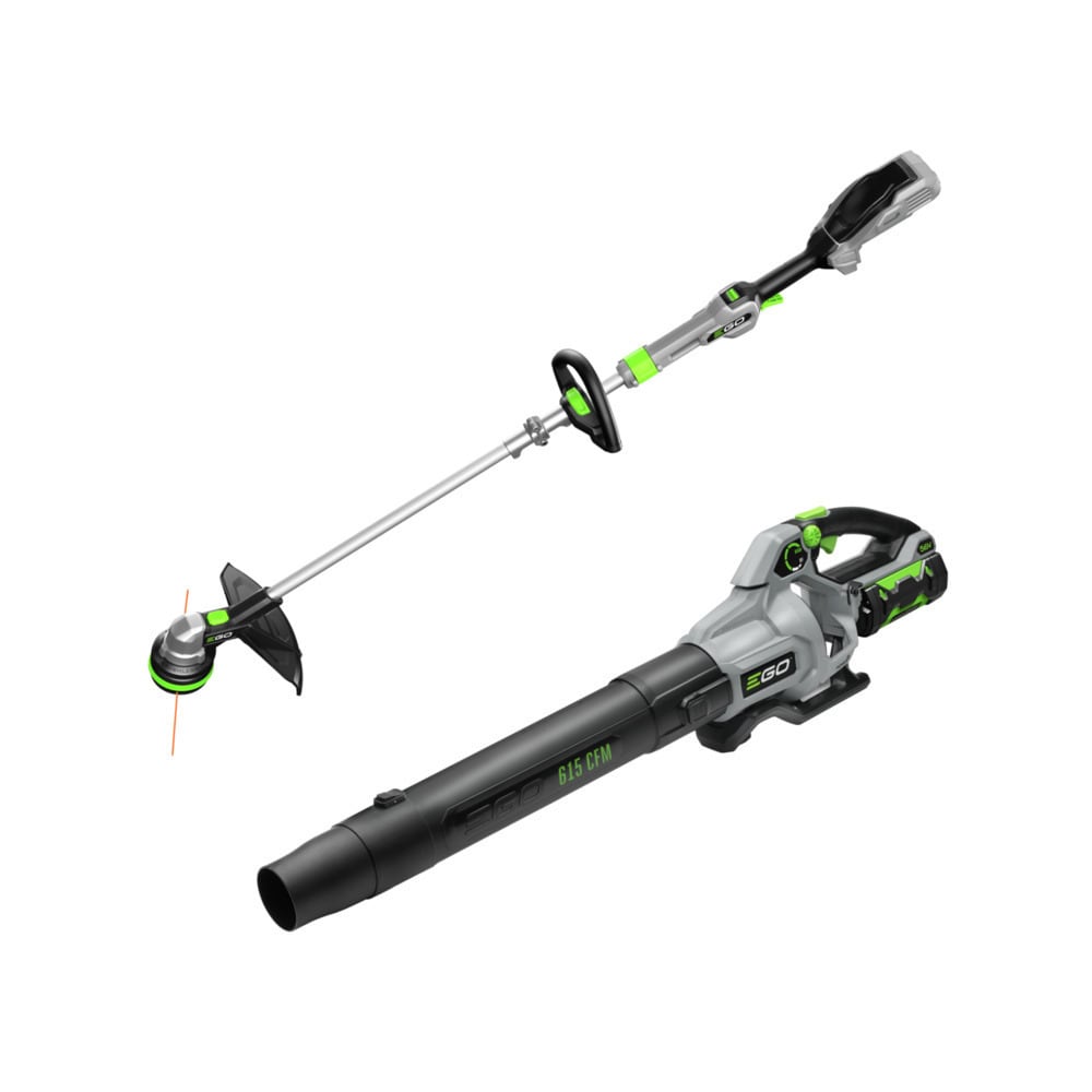 EGO POWER+ 56-volt Cordless Battery String Trimmer and Leaf Blower Combo Kit 2.5 Ah (Battery & Charger Included) ST6151LB