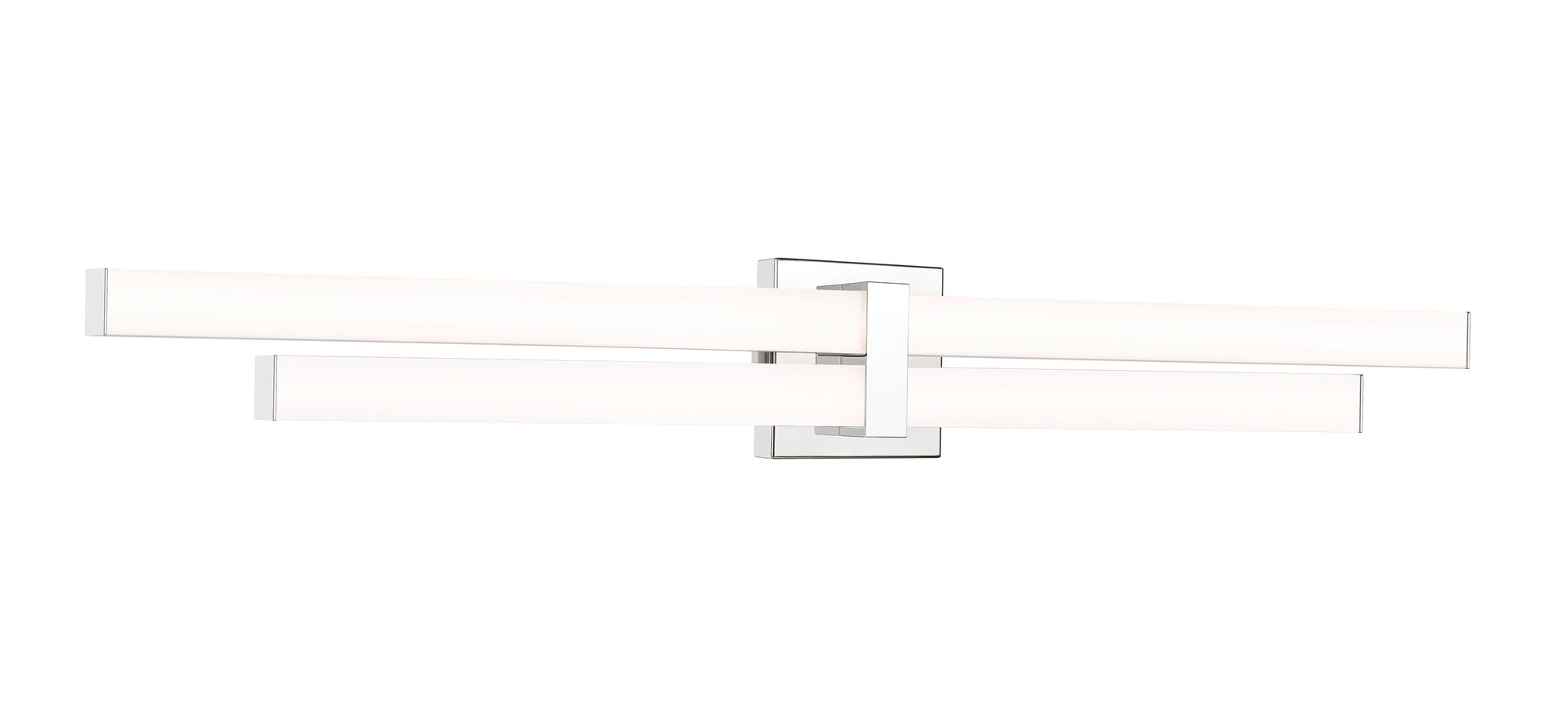 Z-Lite Zane 40-in 1 -Light Polished Chrome Integrated LED Modern/contemporary Vanity light