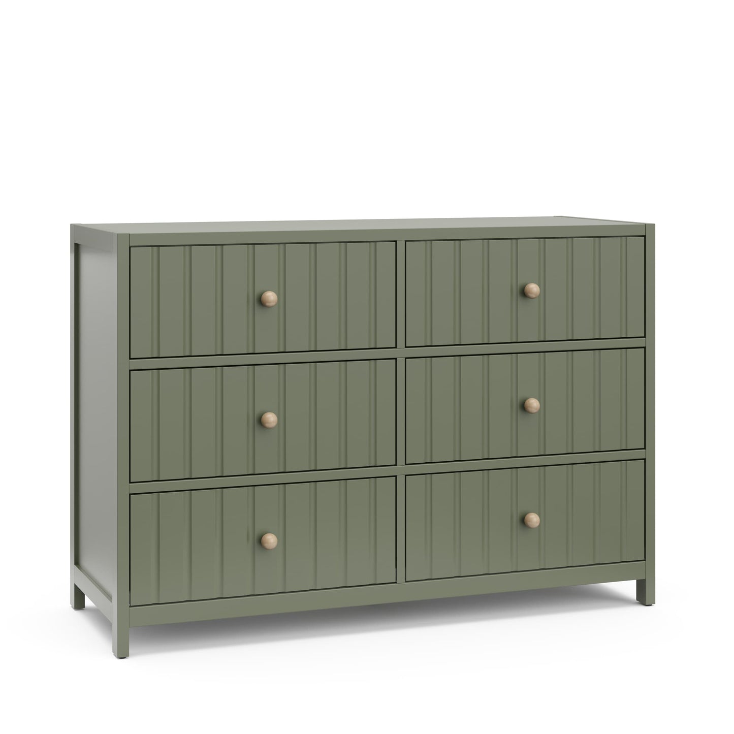 Graco Teddi Olive Pine 6 -Drawer Standard dresser