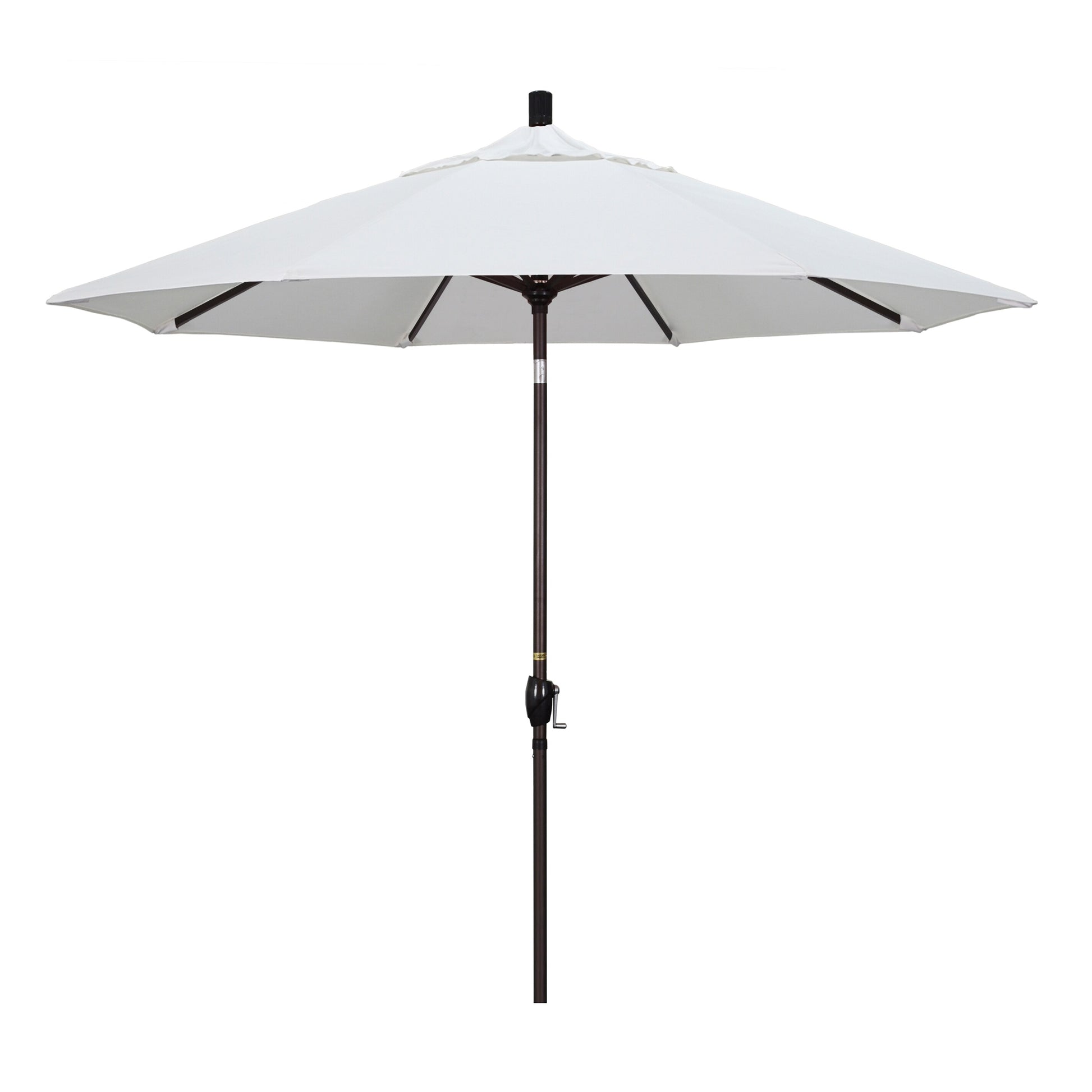 California Umbrella 9-Feet Aluminum White Market Patio Umbrella