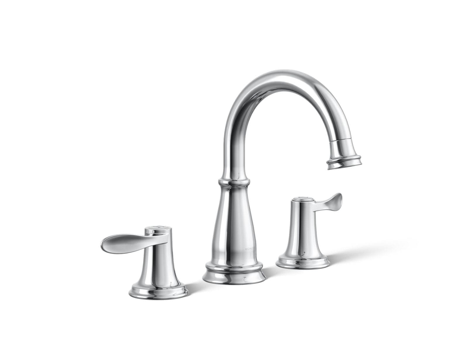 KOHLER Bellera 1.2 GPM Widespread Lavatory Faucet in Polished Chrome (Valve Included)