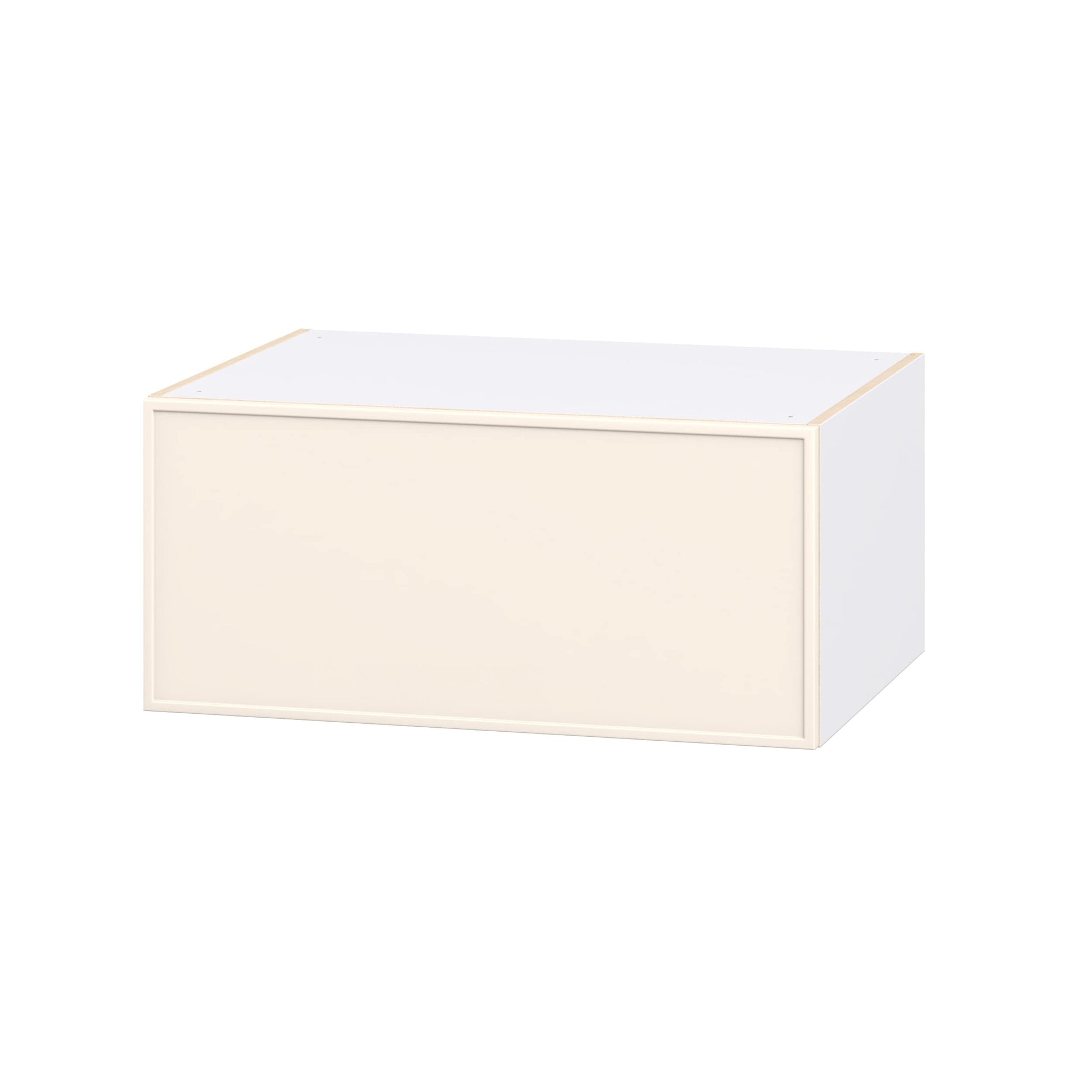 Hugo&Borg Chapel Hill 33-in W x 15-in H x 24.66-in D Washed Linen Wall Fully assembled Cabinet Flat Panel