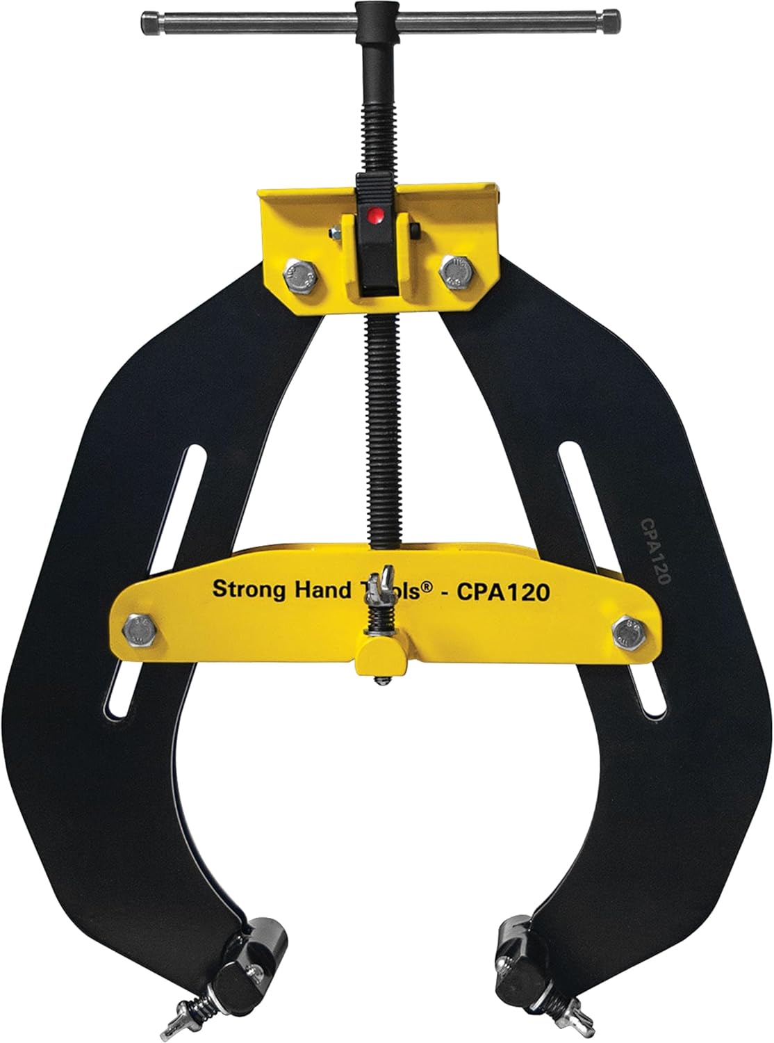 Strong Hand Tools, Pipe Alignment Clamp, Pipe Diameter Capacity: 4.5" - 12", Fit-Up Clamp, Quick Acting Screws, Stainless Steel Contact Adjustment Screws, CPA120
