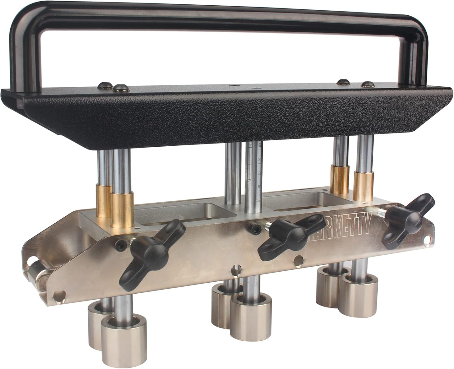 ER3 Three-Station Edge Roller Bender, Large Radius Sheet Metal Bead Roller Bender/Brake, 0-90° Bending Angle, Adjustable for Making 5/8" to 4" (16 to 102 MM) Bends in 29 to 22-Gauge Steel