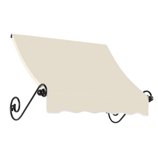 Awntech Charleston 40.5-in Wide x 36-in Projection x 36-in Height Fabric Linen Solid Fixed Window/Door Awning