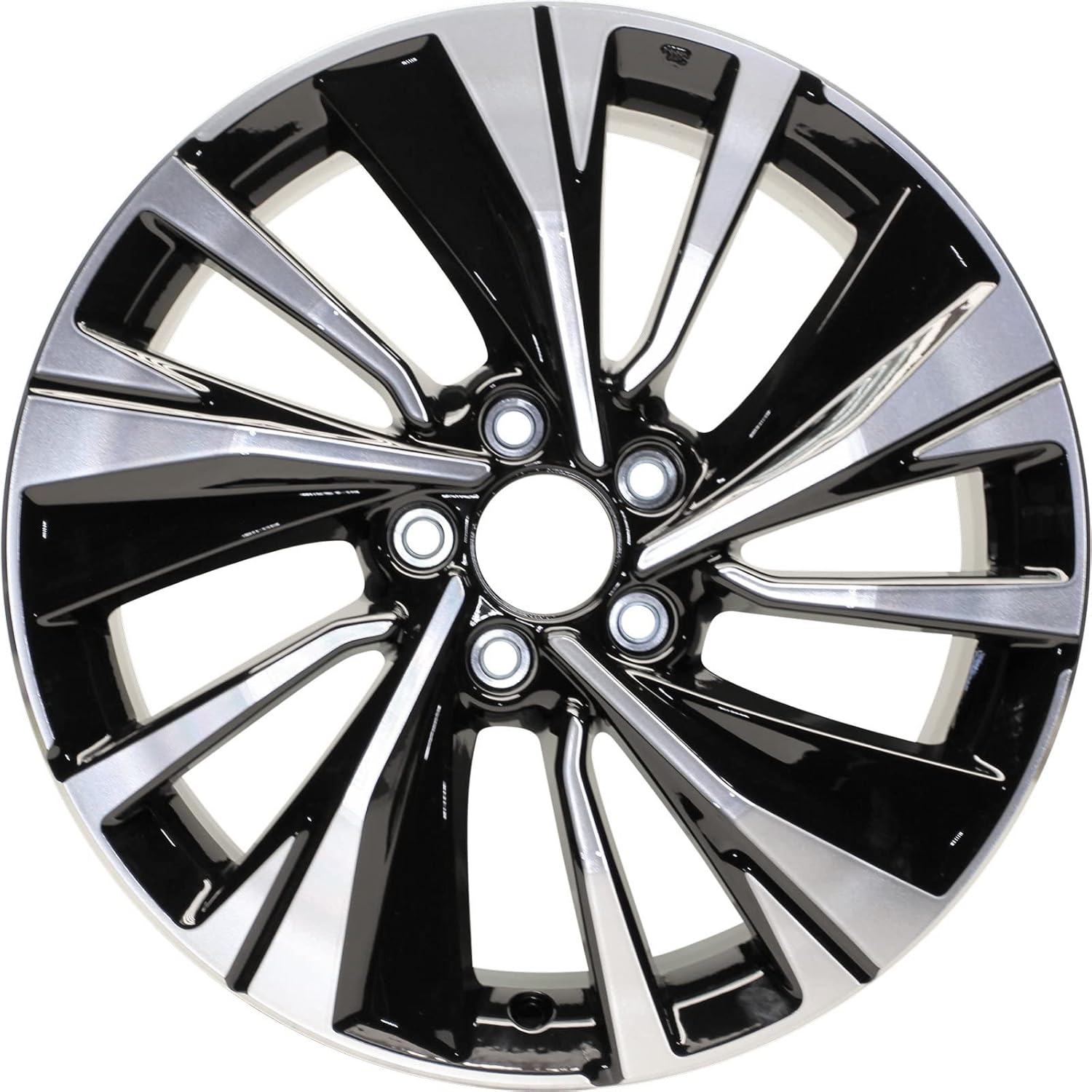 Factory Wheel Replacement New 18x8" 18 Inch Premium Aluminum Alloy Wheel Rim for Honda Accord 2016 2017 | ALY64081U45N | Direct Fit - OE Stock Specs