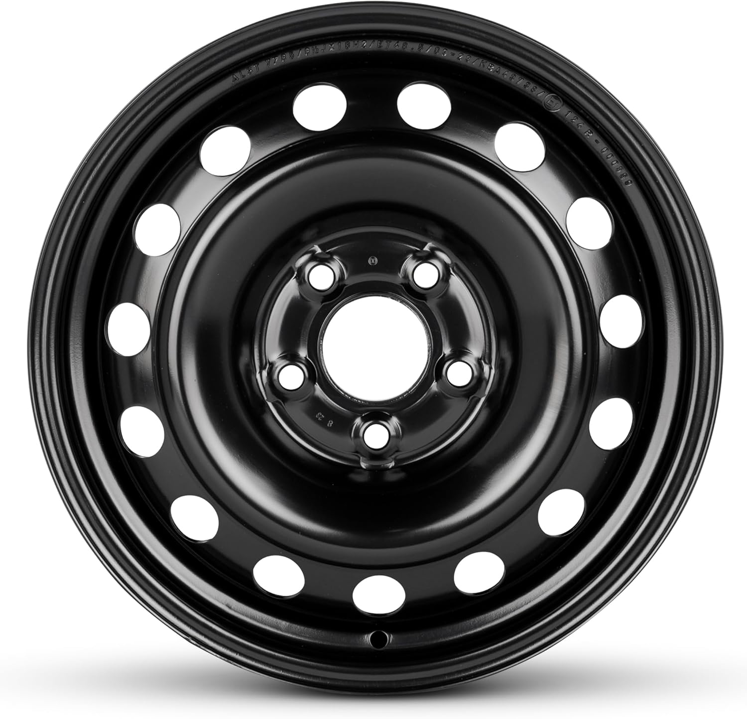 For 1990-1995 Mitsubishi Diamante 16 Inch Black Painted Steel Rim - OE Direct Replacement - Road Ready Car Wheel