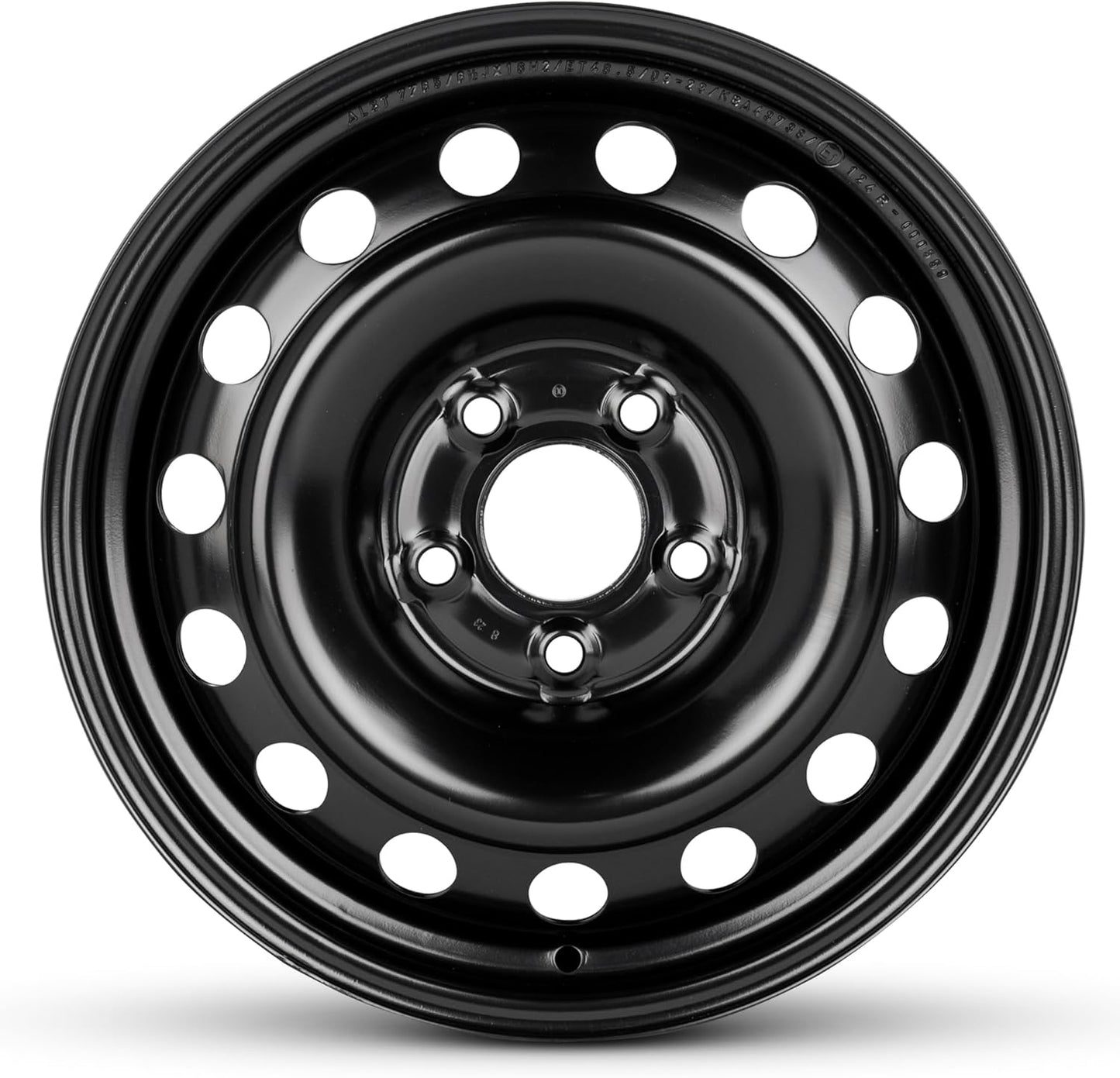 For 2011-2020 Hyundai Sonata Hybrid 16 Inch Black Painted Steel Rim - OE Direct Replacement - Road Ready Car Wheel