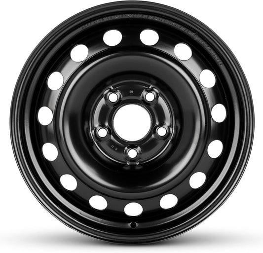 For 2011-2020 Hyundai Sonata Hybrid 16 Inch Black Painted Steel Rim - OE Direct Replacement - Road Ready Car Wheel