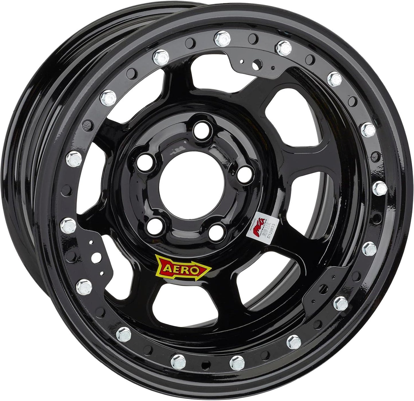 Aero Race Wheel 53-184740 15X8 4IN 4.75 BLACK