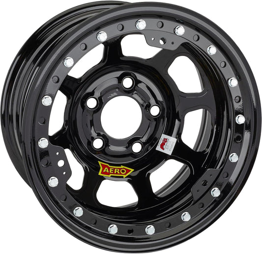 Aero Race Wheel 53-184740 15X8 4IN 4.75 BLACK