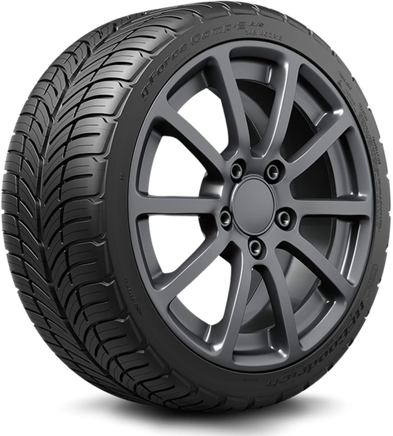 BFGoodrich G-Force Comp-2 A/S Plus All-Season Radial Car Tire for Ultra-High Performance, 245/45ZR17/XL 99W