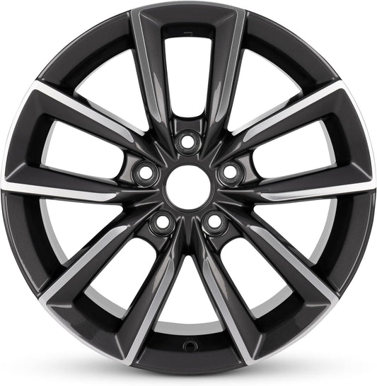 For 2021-2022 Honda Accord 17 Inch Machined Charcoal Alloy - Genuine OEM Rim - Road Ready Car Wheel