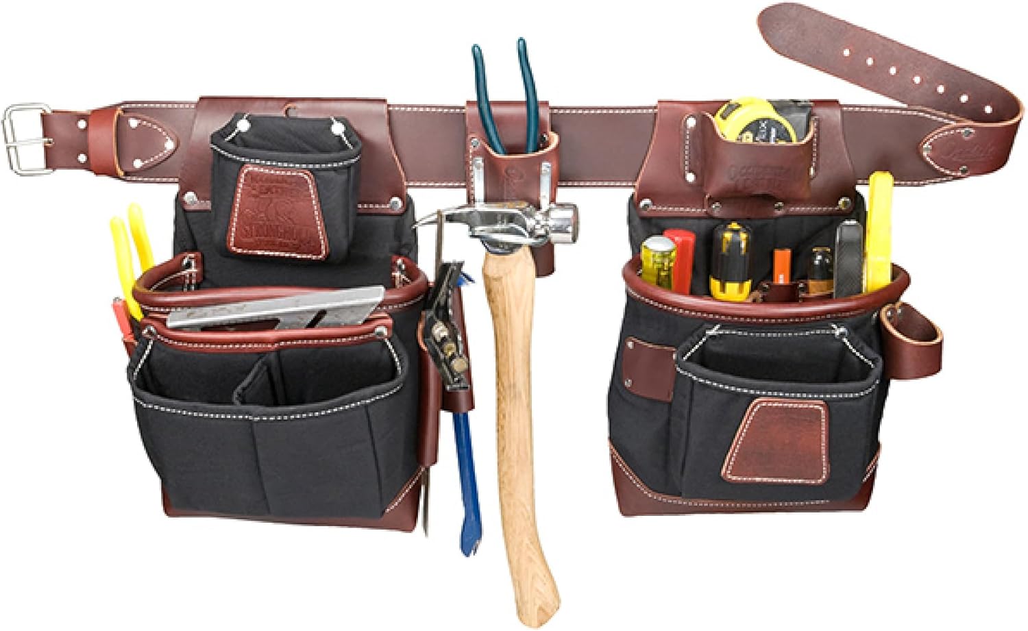 Occidental Leather FatLip Tool Bag Set - XX-Large - 25 Pockets & Tool Holders - Made in USA