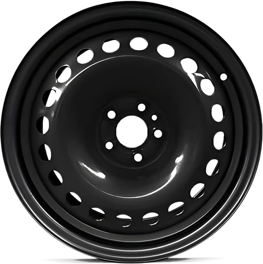 16 Inch Rim for 2015-2022 Dodge Promaster City - Painted Black Wheel Rim - OE Direct Replacement - Road Ready Car Wheel