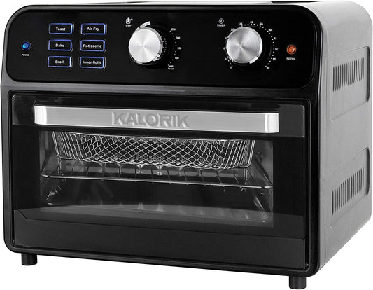 Kalorik AFO 46110 BK 22 Quart Digital Air Fryer Toaster Oven, Black