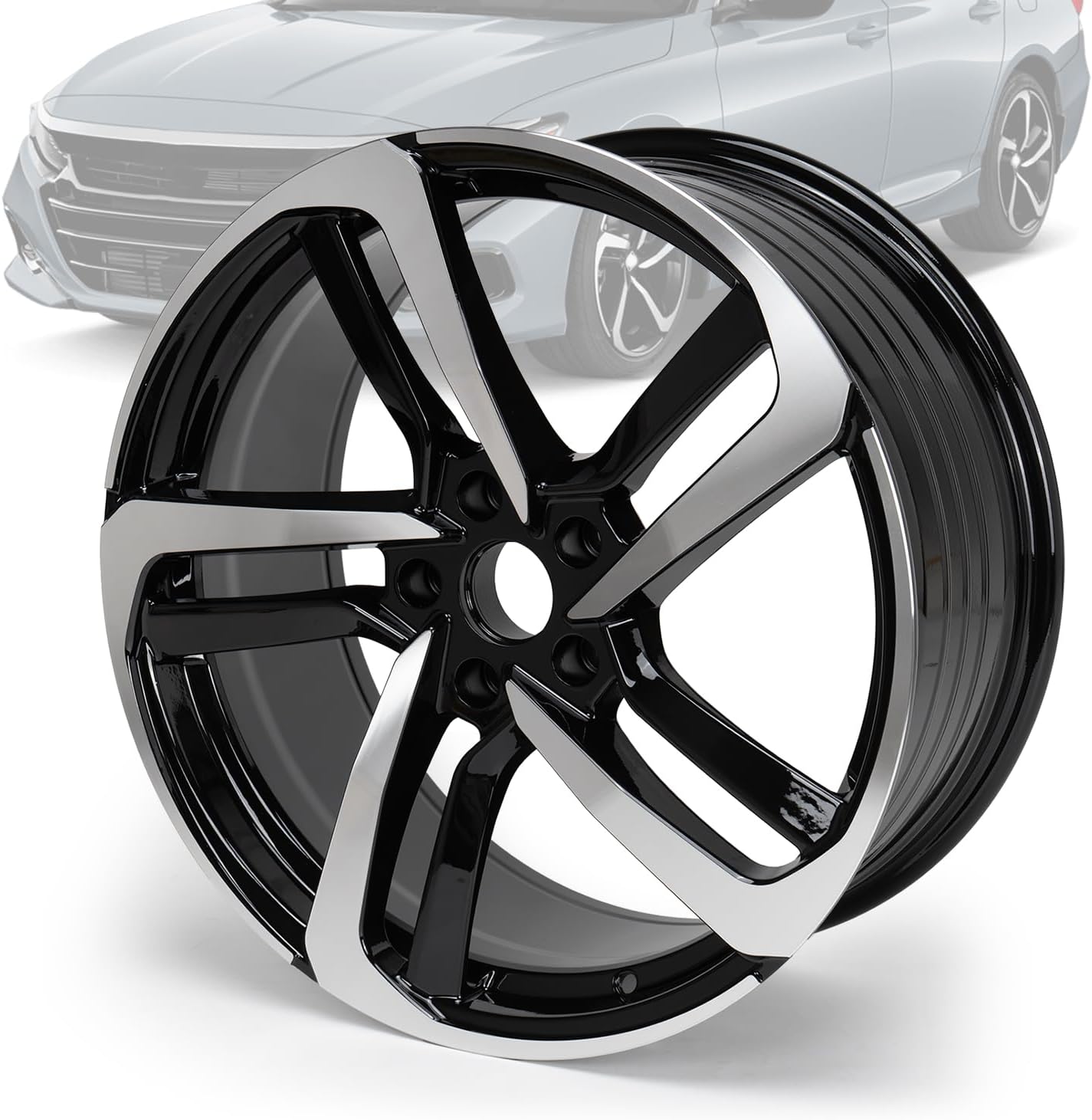 19'' x 8.5" Aluminum Alloy Replacement Wheel Rim Compatible with Honda Accord 2018-2022, Front and Rear Wheel