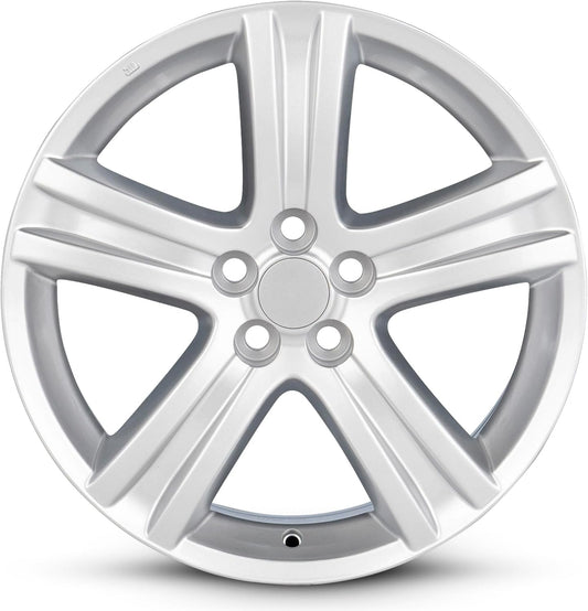 for 2009-2013 Toyota Corolla 17 Inch Painted Silver Rim - OE Direct Replacement - Road Ready Car Wheel