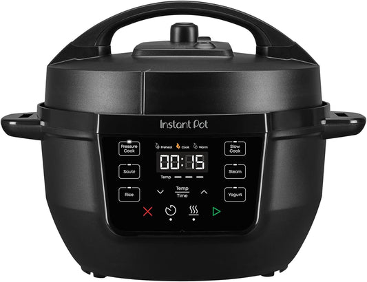 Instant Pot 4QT RIO Mini 7-in-1 Multi-Cooker, Pressure Cooker, Slow cook, Sauté, Steam, Rice Maker, Yogurt, & Warmer, Black, 4 Quarts