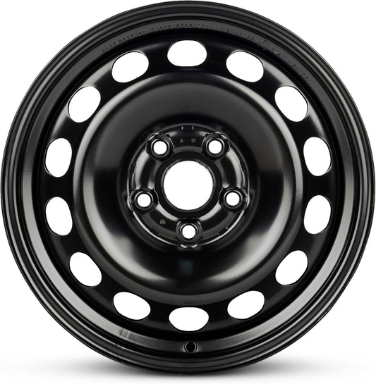 For 2006-2010 Volkswagen Passat 16 Inch Painted Black Rim - OE Direct Replacement - Road Ready Car Wheel